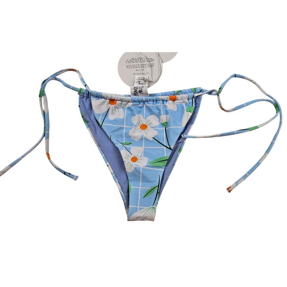 NWT Princess Polly swim bottoms recycled nylon alisha daisy cheeky tie side 10